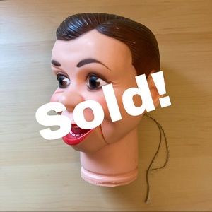 Vintage ventriloquist dummy head